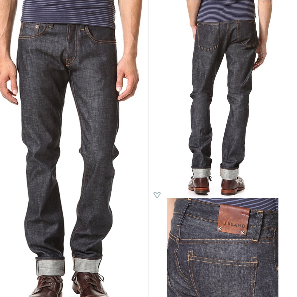 J Brand Tyler Slim Raw Selvedge 11oz 31 X 33
